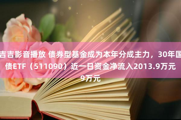 吉吉影音播放 债券型基金成为本年分成主力,30年国债ETF(511090)近一日资金净流入2013.9万元