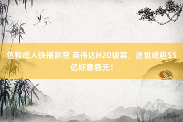 色狗成人快播影院 英伟达H20被禁,逝世或超55亿好意思元!